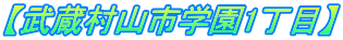 【武蔵村山市学園1丁目】